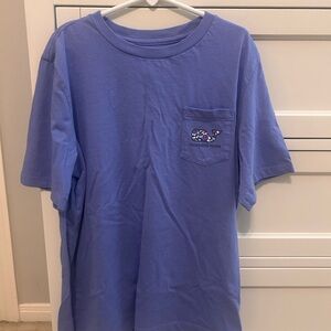 Vineyard Vines Kids Short Sleeve Tee in Blue